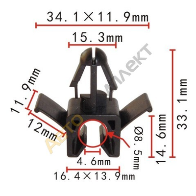 Автоклипсы - 2FIX: автоклипсы и метизы оптом