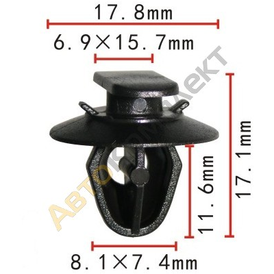 Автоклипсы - 2FIX: автоклипсы и метизы оптом